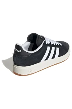Sneakers nere con strisce bianche Adidas Grand Court Base 00s