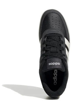Sneakers nere con suola bianca e strisce Adidas Breakbase J