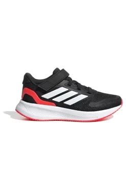 Sneakers nere con suola rossa e chiusura a strappo Adidas Runfalcon 5 EL C