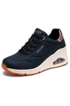 Sneakers nere con zeppa e dettagli metallici Skechers UNO Wedge Hi Steps