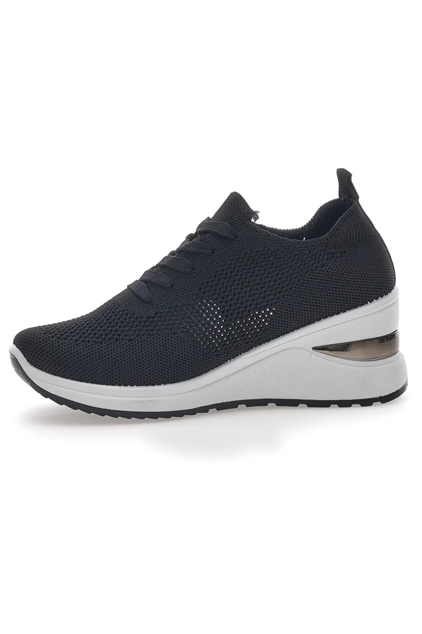 Sneakers Nere Con Zeppa Prima Riga 434
