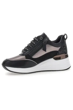 Sneakers nere con zip e dettagli glitter Laura Biagiotti L97619516