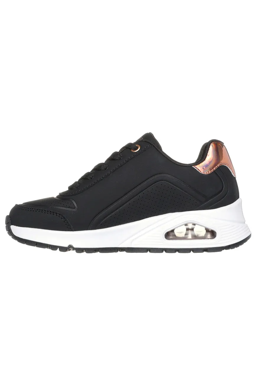 Sneakers Nere Con Zip Laterale Skechers Street Uno Gen1
