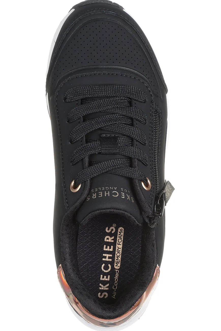 Sneakers Nere Con Zip Laterale Skechers Street Uno Gen1
