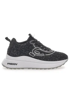 Sneakers Nere da Donna Freddy 7552