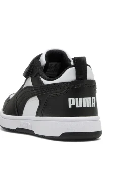 Sneakers nere e bianche con strappo Puma Rebound V6 Lo AC+ PS