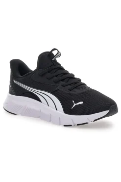 Sneakers nere e bianche slip on in mesh Puma Flexfocus Lite SLIPTECH Jr