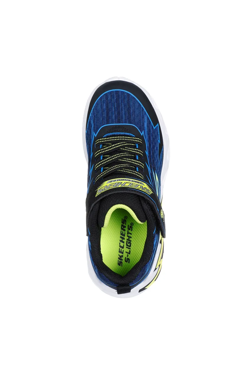Sneakers Nere e Blu Con Luci Skechers Lights Storm 2 Bolt-Brights