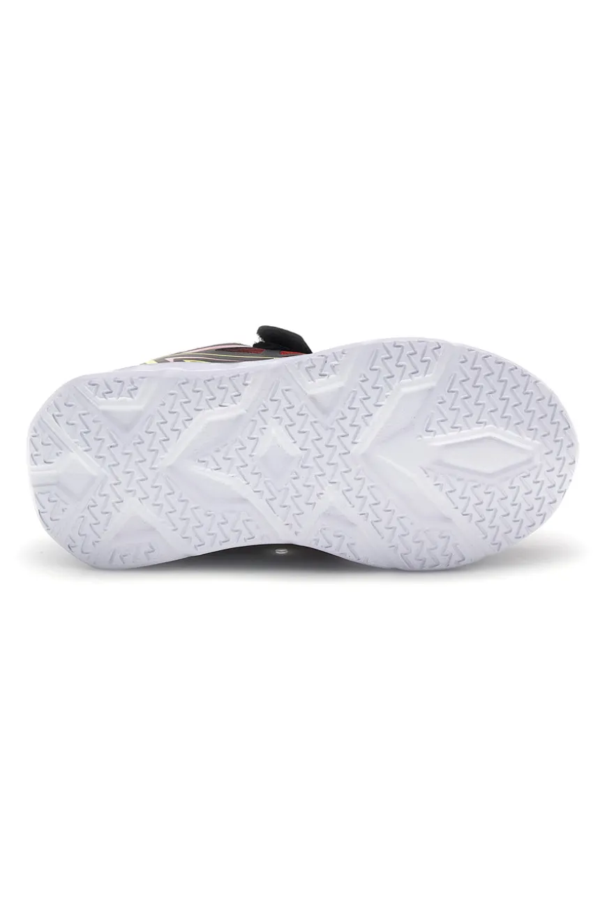 Sneakers Nere e Rosse con luci Pitt kids 11562