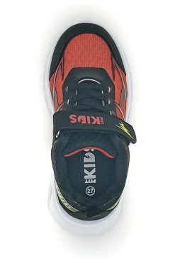 Sneakers Nere e Rosse con luci Pitt kids 11562