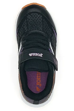 Sneakers Nere e Viola con Velcro JOMA PLATEA LOW JR 2506
