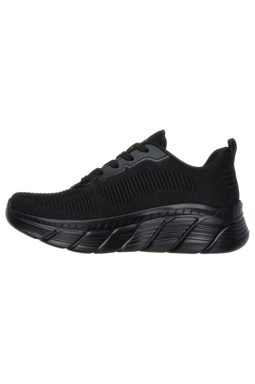 Sneakers nere in knit con Memory Foam Skechers BOBS B Flex Hi Flying HI
