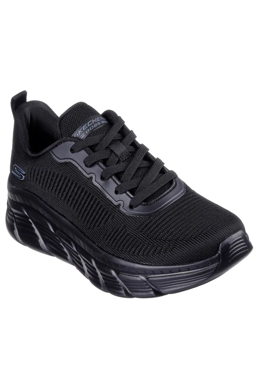 Sneakers nere in knit con Memory Foam Skechers BOBS B Flex Hi Flying HI