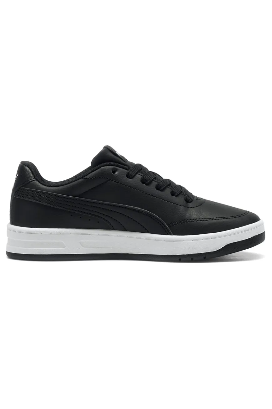 Sneakers nere in materiali sintetici con suola bicolore Puma Court Classic Clean Jr