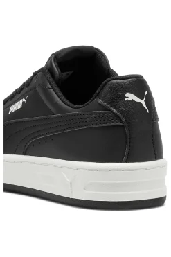 Sneakers nere in materiali sintetici con suola bicolore Puma Court Classic Clean Jr