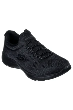 Sneakers nere in mesh con Memory Foam Skechers Summits Fun Flare