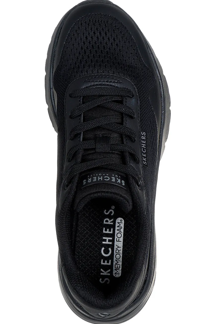 Sneakers nere in mesh con suola ad aria e Memory Foam Skechers Uno Flex Spring On Air