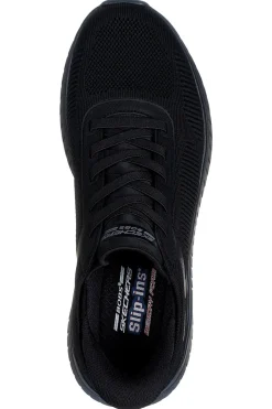 Sneakers nere in mesh con tecnologia Slip-ins Skechers BOBS Squad Chaos Solid Step