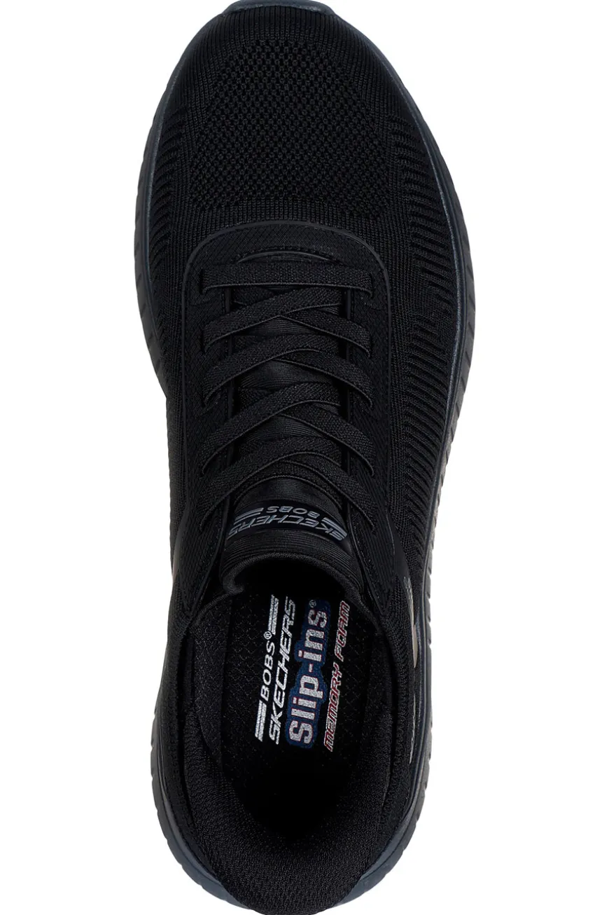 Sneakers nere in mesh con tecnologia Slip-ins Skechers BOBS Squad Chaos Solid Step