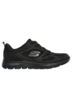 Sneakers nere in pelle e mesh con Memory Foam Skechers Summits Suited