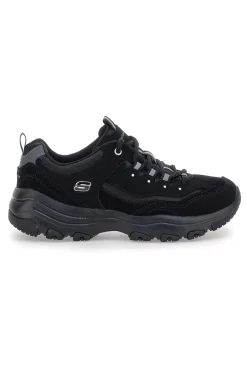 Sneakers nere in pelle e mesh con Memory Foam Skechers I-Conik