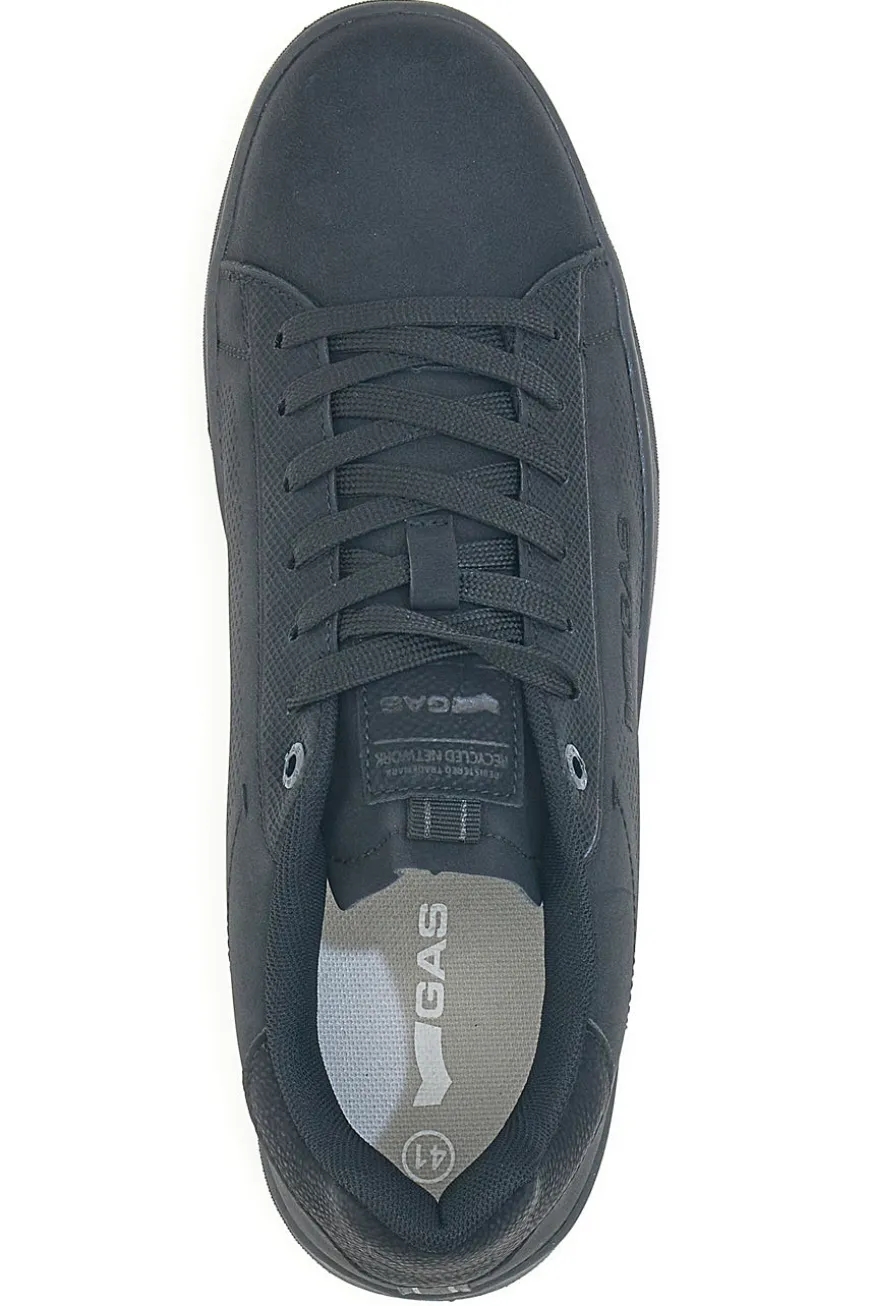 Sneakers nere in simil nabuk con logo traforato Gas GAM524117