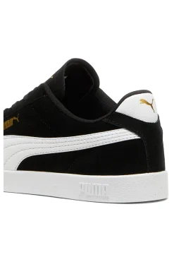 Sneakers nere in suede con logo oro Puma Club II