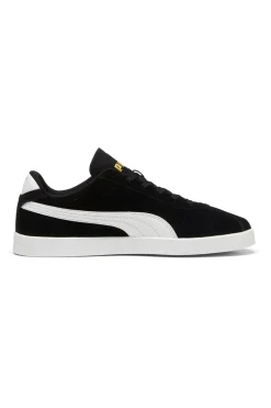 Sneakers nere in suede con logo oro Puma Club II