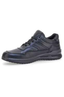Sneakers nere in vera pelle con fondo rialzato Marco Brandi 308