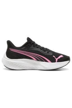 Sneakers nere rosa e bianche in mesh Puma Pounce Lite Jr