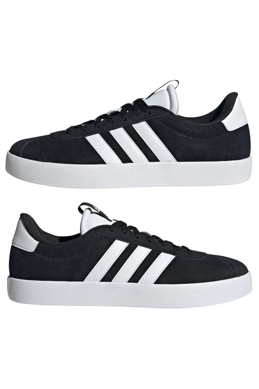 Sneakers Nere Scamosciate Adidas VL Court 3.0