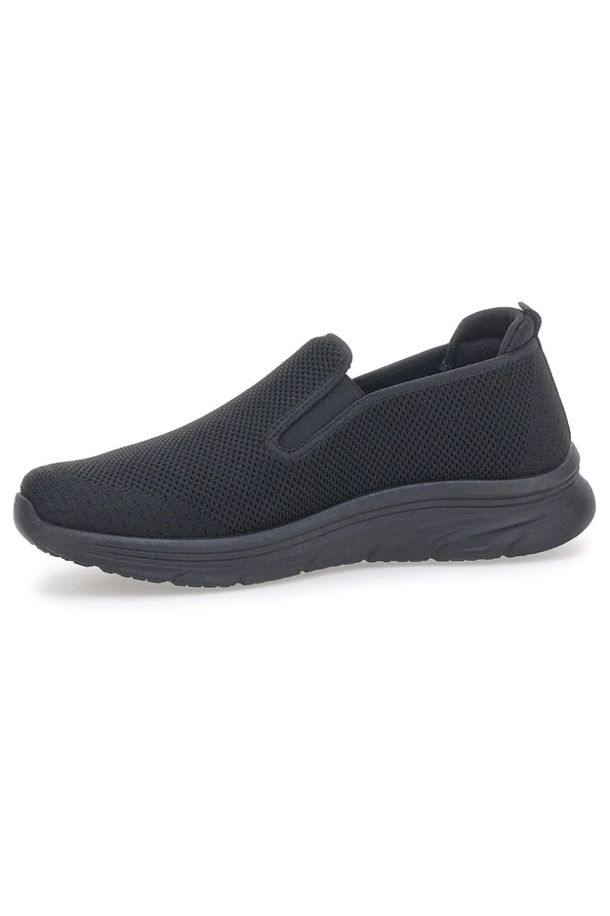 Sneakers Nere Slip On con Tomaia in Mesh CANGURO CA1232
