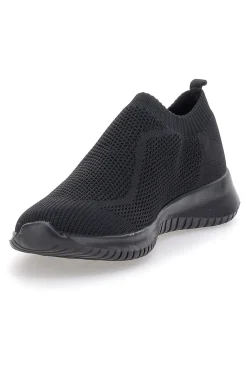 Sneakers Nere Slip-On In Mesh W Max 400