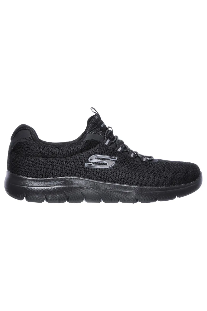 Sneakers Nere Vegan Con Tomaia in Mesh SKECHERS SUMMITS