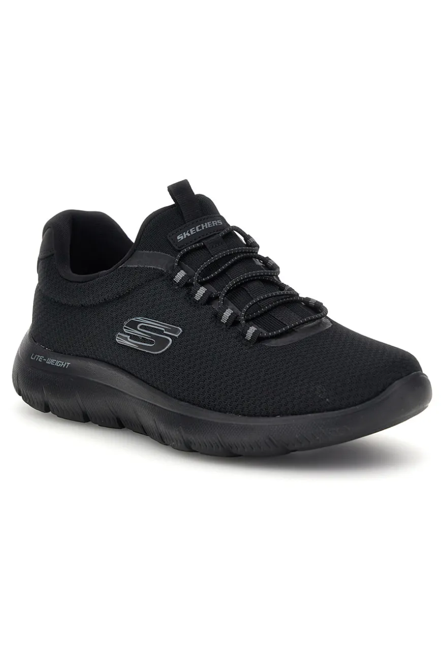 Sneakers nero con lacci e memory foam Skechers Summits Corlen