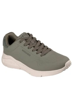 Sneakers olive con Memory Foam Skechers Uno Lite Suited Lite