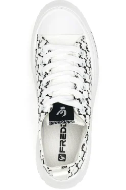 Sneakers Platform Bianche Freddy 7582