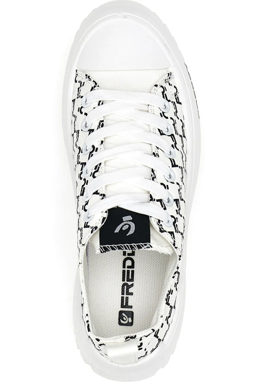 Sneakers Platform Bianche Freddy 7582
