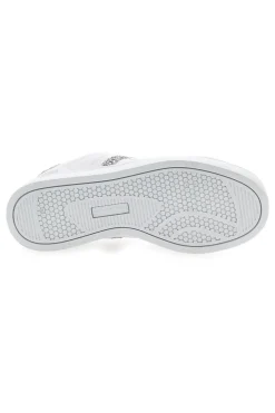 Sneakers Platform Cotton Belt Yard Glitter Bianche