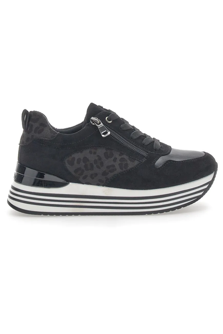 Sneakers Platform Inblu 353 IN Nere