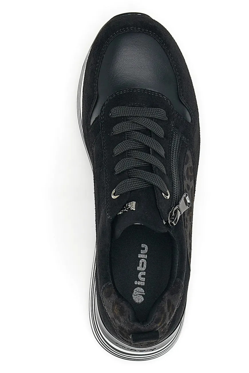 Sneakers Platform Inblu 353 IN Nere
