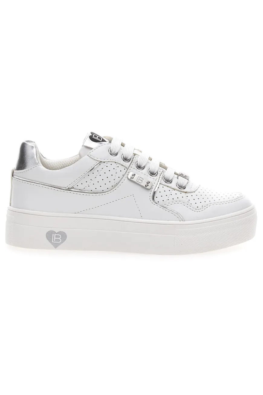 Sneakers Platform Laura Biagiotti 8326 Bianche
