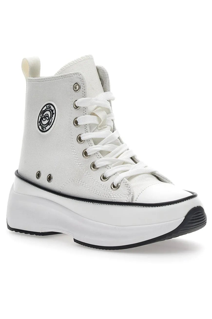 Sneakers Platform Renato Balestra 55601 Bianche