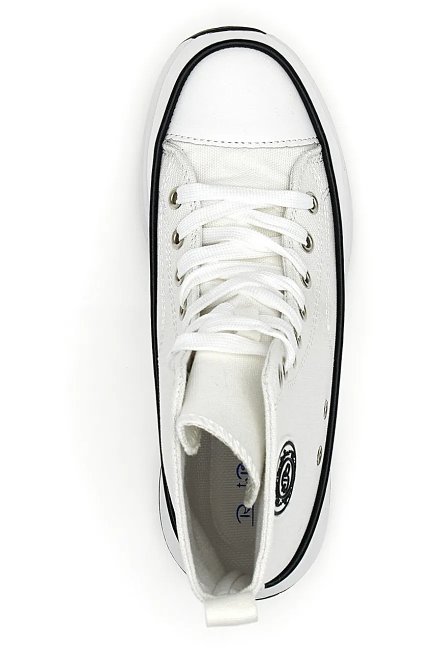 Sneakers Platform Renato Balestra 55601 Bianche