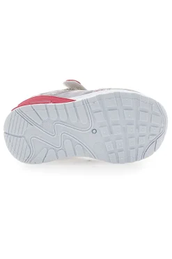 Sneakers primi passi argento Pitt Kids PK2186A