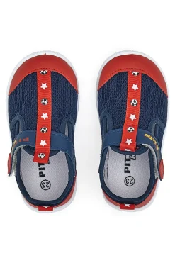 Sneakers Primi Passi Blu e Rosso Pitt Kids 1006