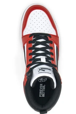 Sneakers Puma Rebound V6 Bianche/Rosse