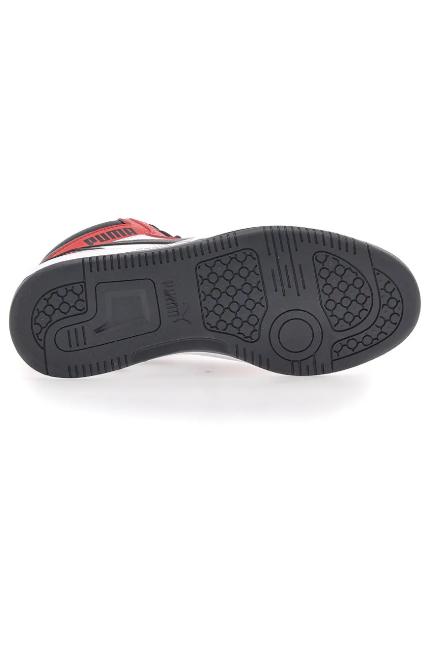 Sneakers Puma Rebound V6 Bianche/Rosse