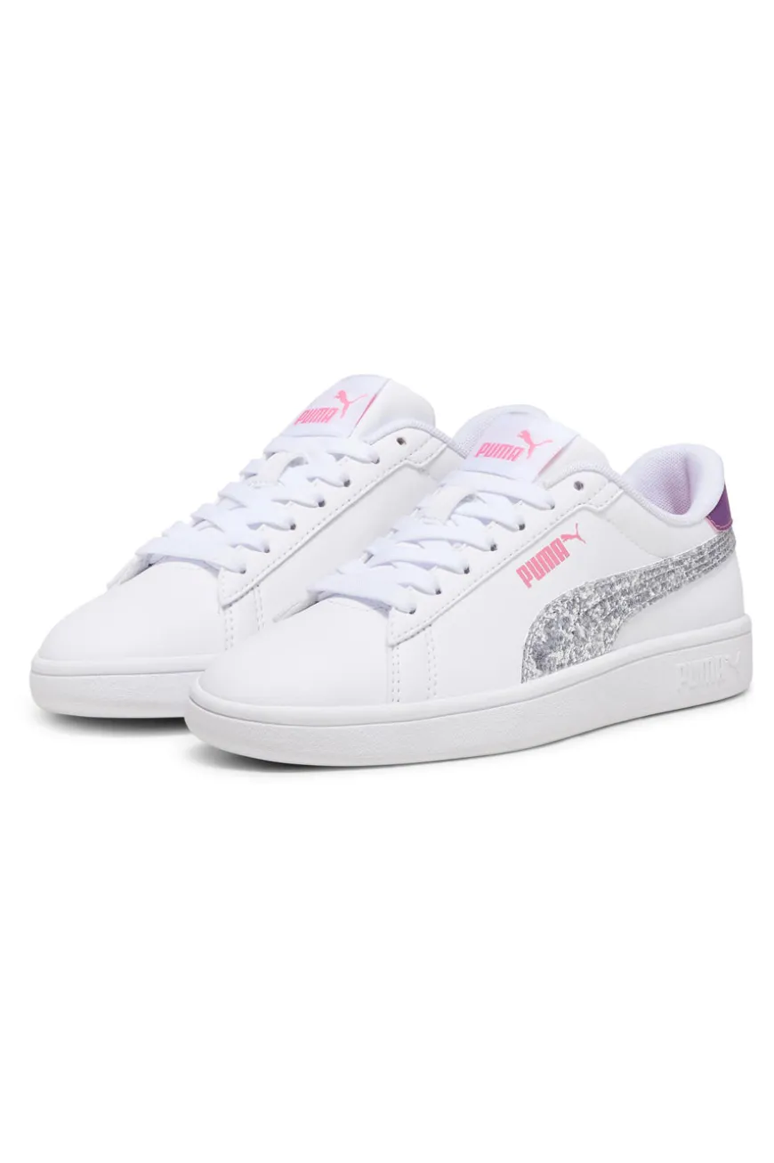 Sneakers Puma Smash 3.0 L Star Glo Jr Bianche