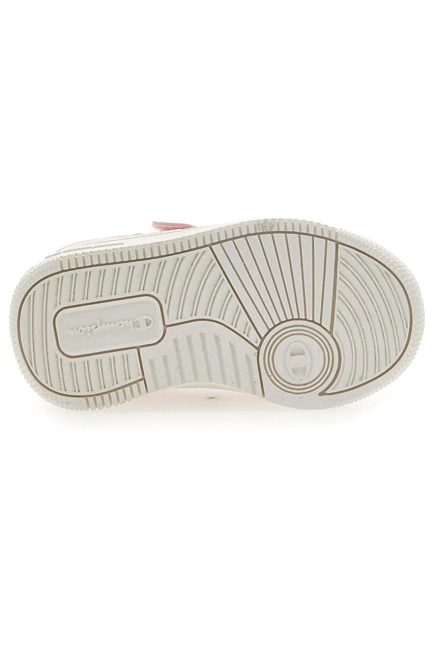 Sneakers rosa con strappo e logo Champion RD18 Bubble G TD